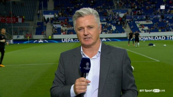 Des Kelly leaves BT Sport