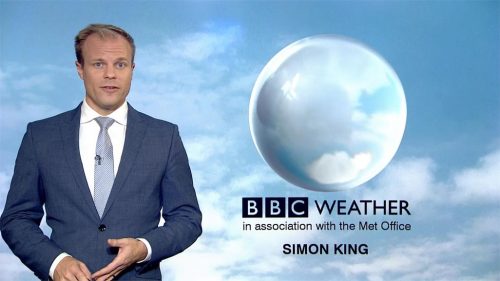 Simon King BBC Weather Presenter