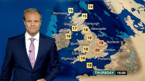 Simon King BBC Weather Presenter