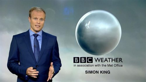 Simon King BBC Weather Presenter
