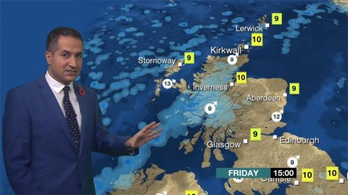 Stav Danaos BBC Weather Presenter