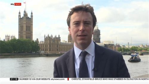 Sam Coates Sky News Political Correspondent 