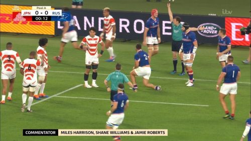 Rugby World Cup  Graphics ITV Sport
