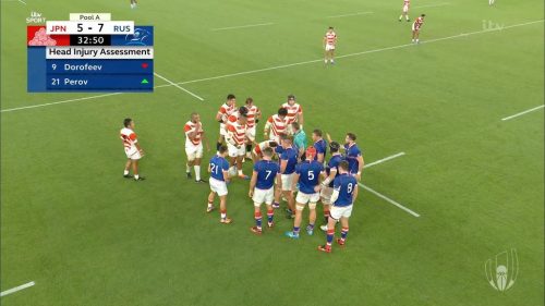 Rugby World Cup  Graphics ITV Sport