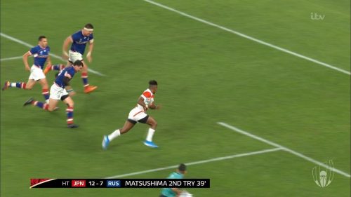 Rugby World Cup  Graphics ITV Sport