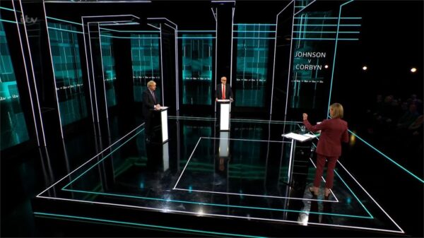 General Election 2019 The ITV Debate Johnson v Corbyn Presentation 26