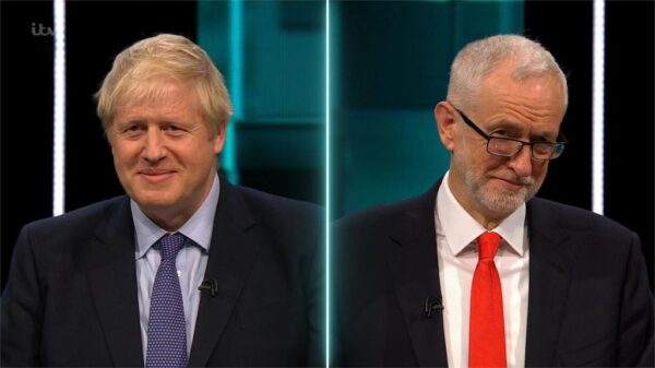 General Election 2019 The ITV Debate Johnson v Corbyn Presentation 47