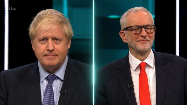 General Election 2019 The ITV Debate Johnson v Corbyn Presentation 50