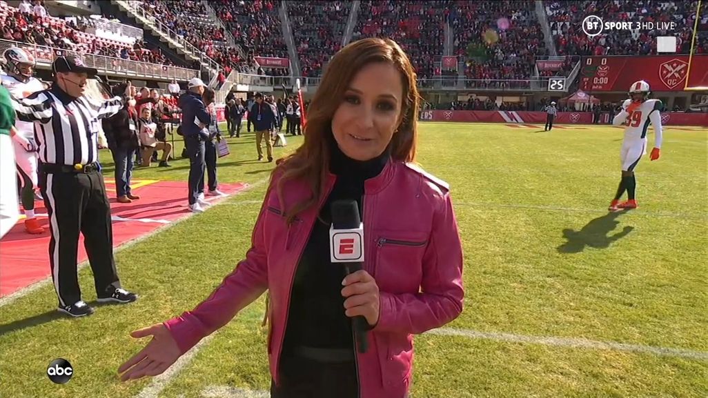 Dianna Russini XFL on ABC ESPN