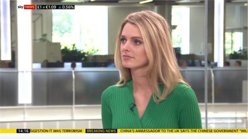 Ali Fortescue Sky News Reporter