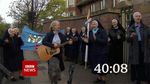 Clap for Carers BBC News Countdown