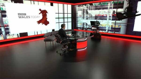 BBC Wales Today 2020 New Studio 13