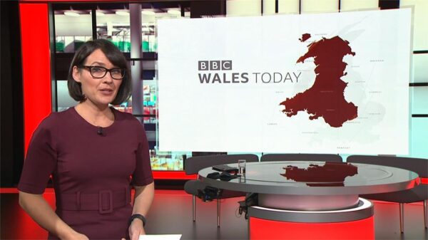BBC Wales Today 2020 New Studio Evening 1