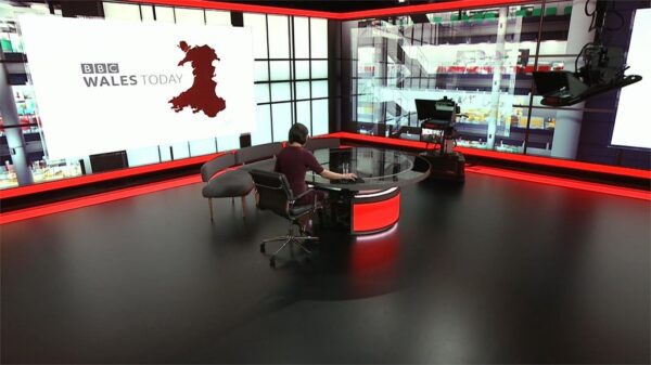 BBC Wales Today 2020 New Studio Evening 14