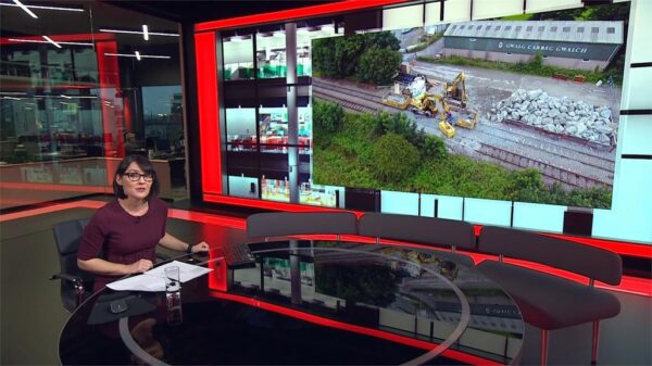 BBC Wales Today 2020 New Studio Evening 8