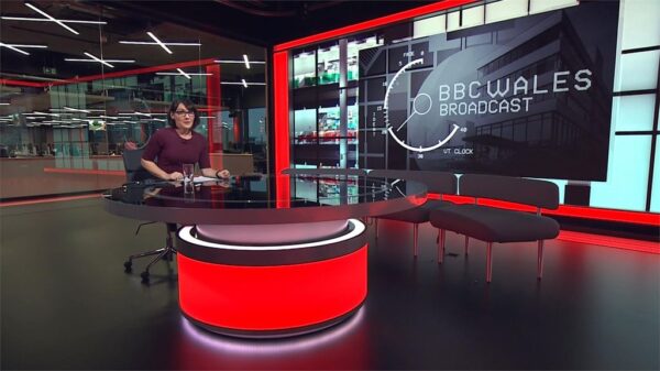 BBC Wales Today 2020 New Studio Evening 9
