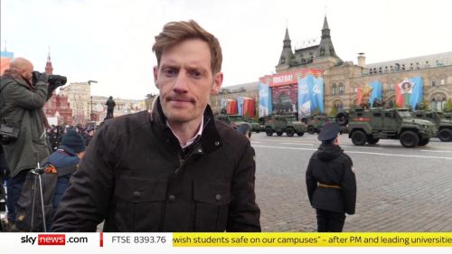 Ivor Bennett in Russia for Sky News