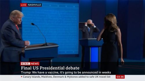 US Election  BBC News Final Debate