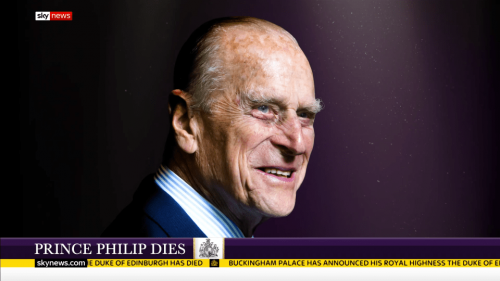 Prince Philip Dies Sky News 3