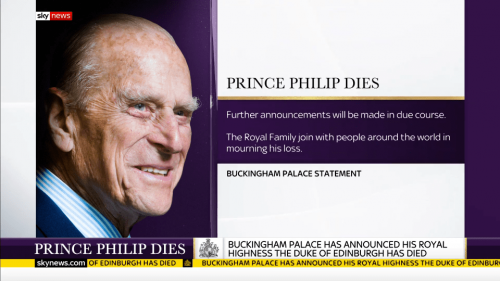 Prince Philip Dies Sky News 5