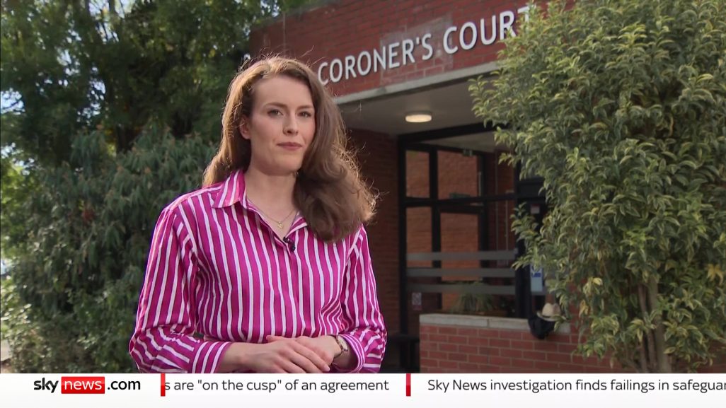 Amelia Harper on Sky News