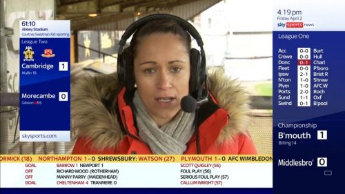 Courtney Sweetman Kirk Sky Sports