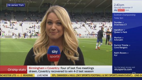 Katie Shanahan on Sky Sports