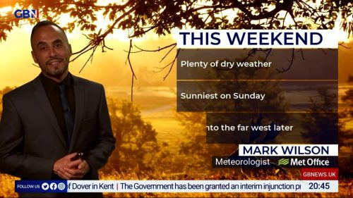 Mark Wilson GB News Weather Presenter