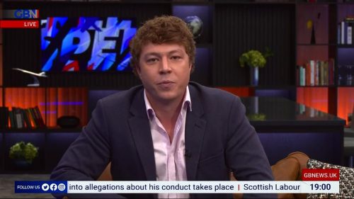 Patrick Christys GB News Presenter 