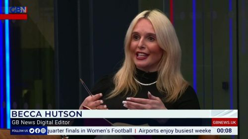 Rebecca Hutson GB News Reporter