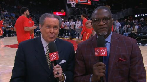 Bob Rathbun and Dominique Wilkins  
