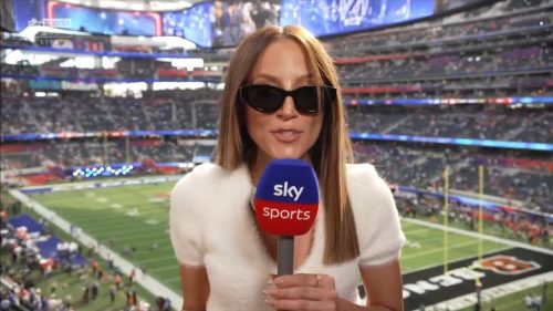 Kay Adams on Sky Sports