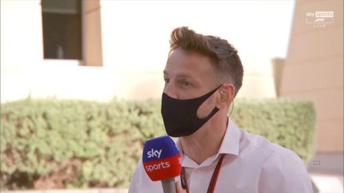 Jenson Button Sky Sports F Presenter