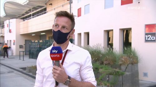 Jenson Button Sky Sports F Presenter