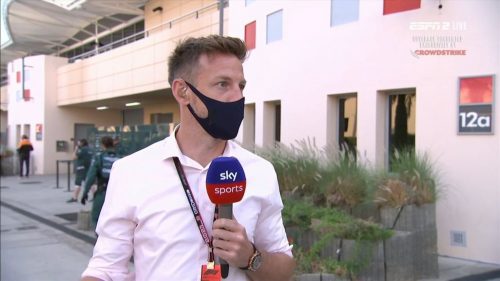 Jenson Button Sky Sports F Presenter