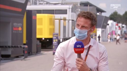 Jenson Button Sky Sports F Presenter