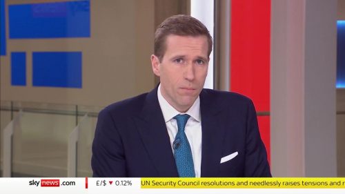 Wilfred Frost Sky News Presenter