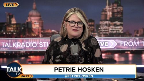 Petrie Hosken TalkTV Presenter