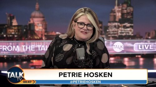 Petrie Hosken TalkTV Presenter