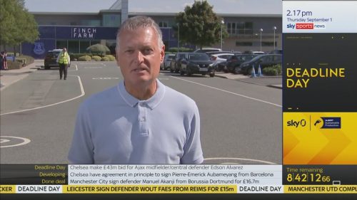 Alan Irwin Sky Sports News Reporter