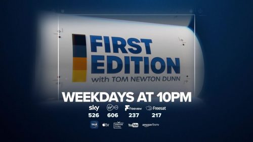 First Edition TalkTV Promo  