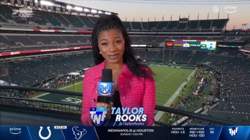 Taylor Rooks on Amazon Prime NFL
