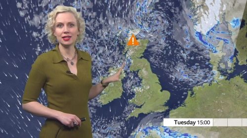 Alex Humphreys BBC Weather Presenter