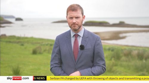 Connor Gillies on Sky News