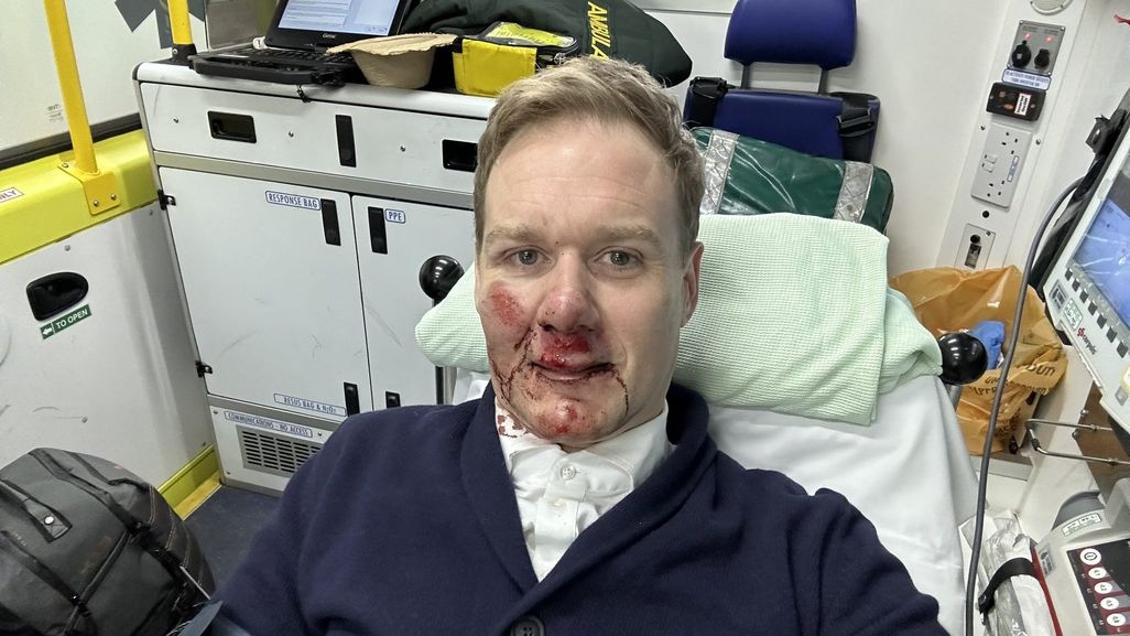 Dan Walker Bike Crash e