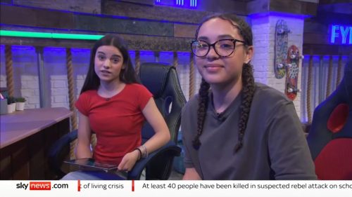 Maya Gomersall Durban Sky News FYI Presenter