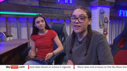 Maya Gomersall Durban Sky News FYI Presenter