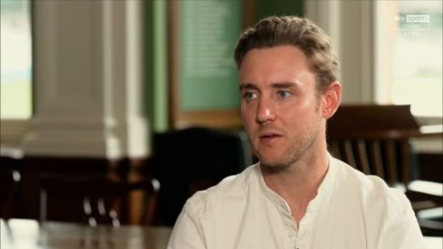 Stuart Broad Sky Sports Cricket