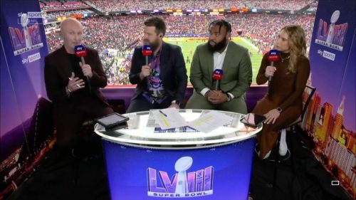 Sky Sports Studio at Super Bowl 58