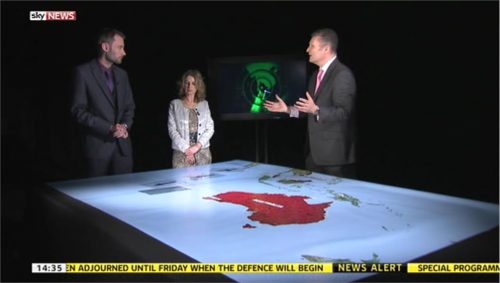 MH370 Sky News Coverage